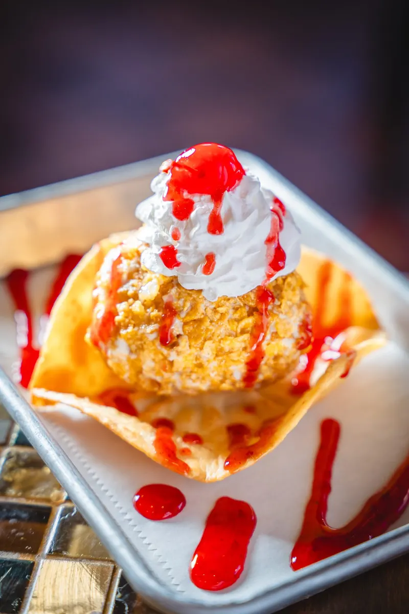 Fried ice cream