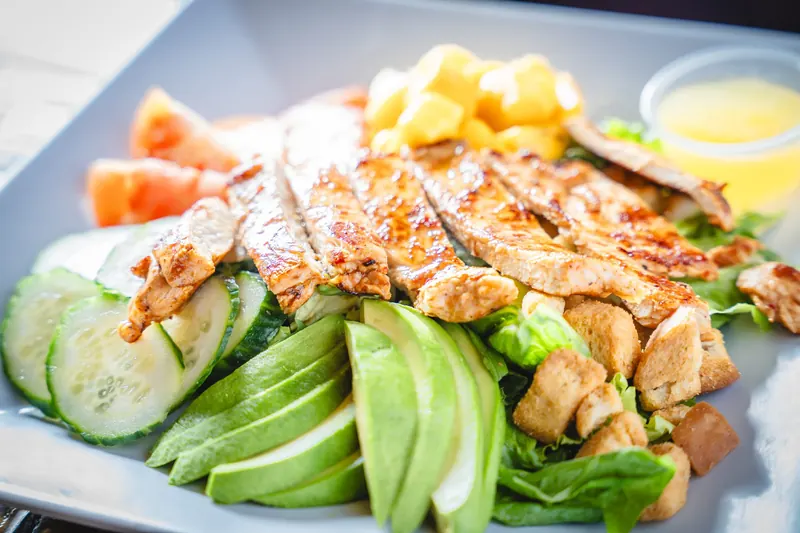 Mango avocado salad