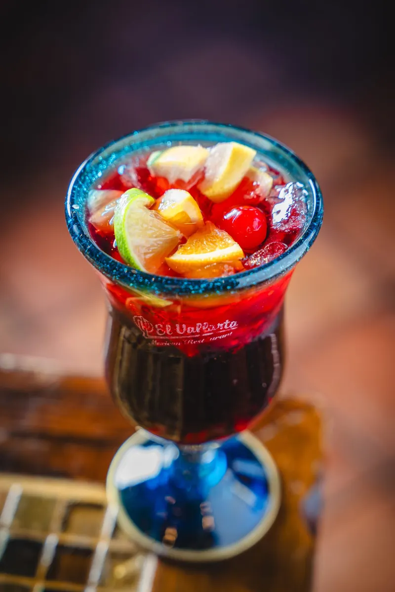 Sangria with citrus